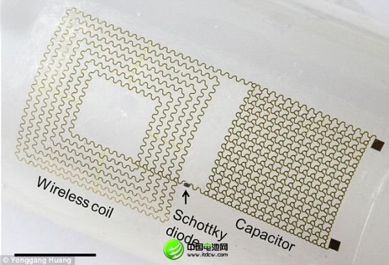 用于这类电池的无线电力传输系统将使这些电池无需直接接触就可充电。