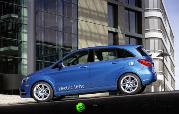 百公里加速不足10秒 组图：奔驰B级电动汽车