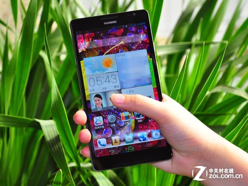 6.1英寸最大屏手机 四核华为Mate首测 