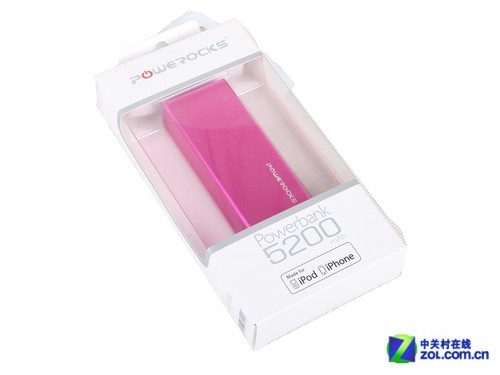 Powerocks(宝格石) Rose stone移动电源的包装