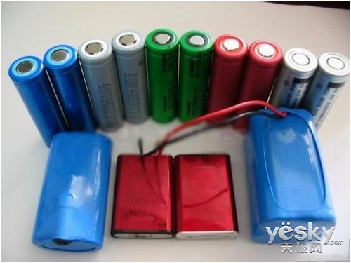 移动电源使用的 18650电芯和聚合物电芯