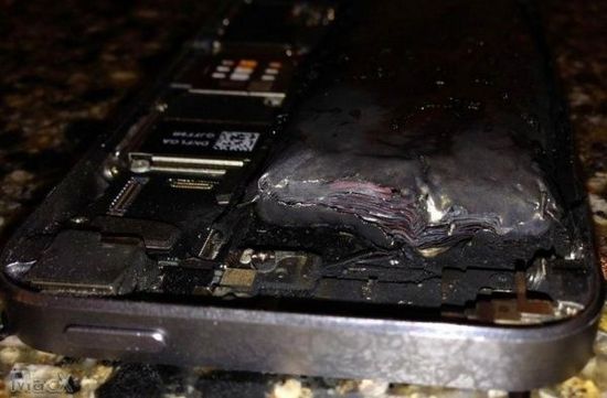 苹果：iPhone5s电池冒烟爆炸是谁惹得祸？