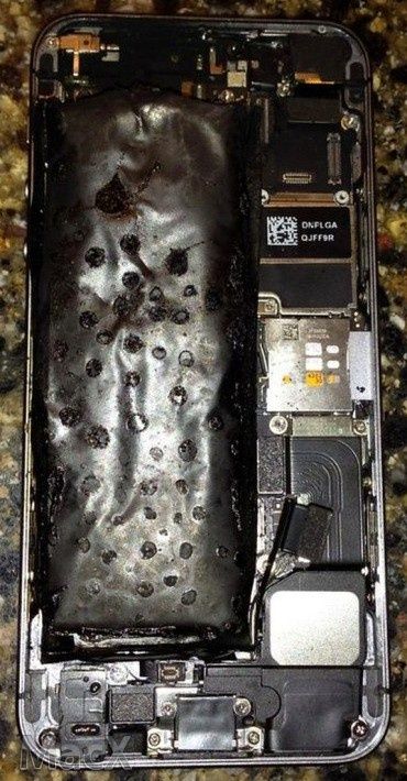 苹果：iPhone5s电池冒烟爆炸是谁惹得祸？
