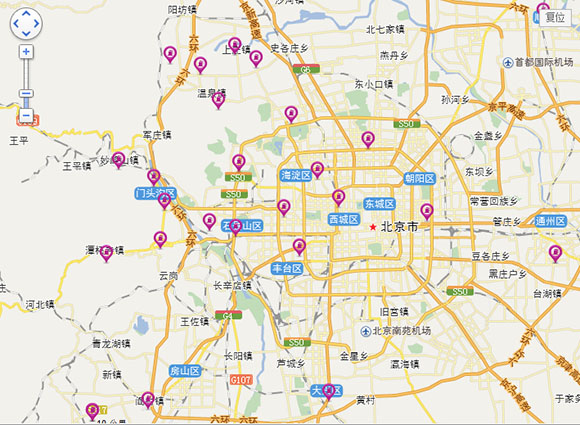 北京电动汽车充电桩分布图 40家4S店随便充