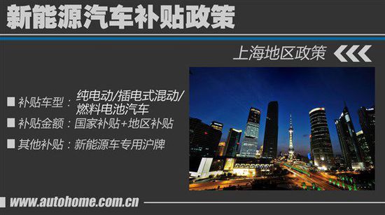 补贴标准不变 上海新能源车补贴新细则
