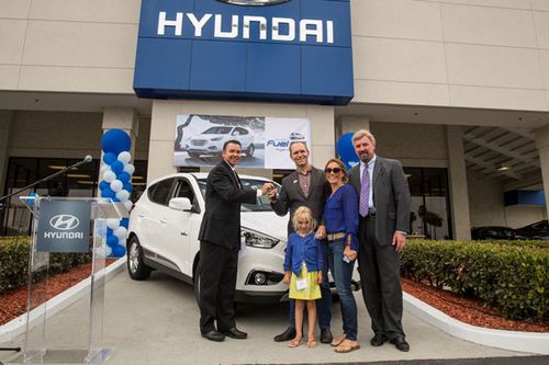 现代氢燃料电池车在美上市 加气10分钟