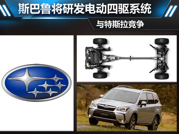 与特斯拉竞争 斯巴鲁将研发电动四驱系统