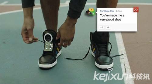 谷歌推出新型可穿戴设备 会说话的鞋