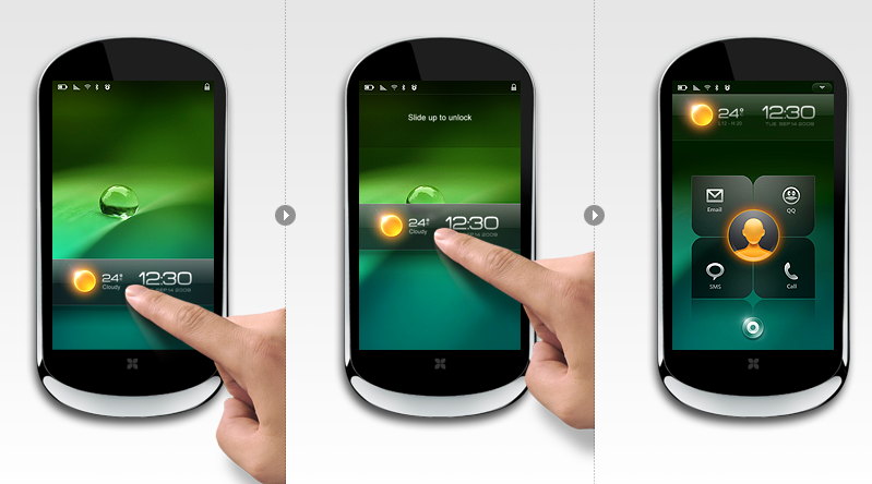 RIGO Design设计的联想LePhone手机UI