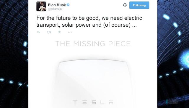 电池将成为特斯拉拳头产品