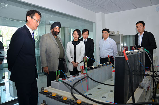 烟台金潮宇科蓄电池公司隆重举行合资扩产新厂开业盛典