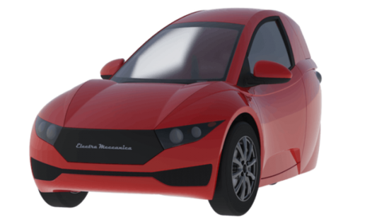 加拿大公司推出单人三轮电动汽车 续航120公里