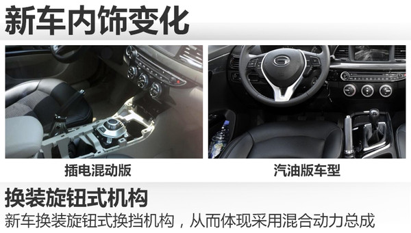 广汽传祺“电动车”实车曝光 旋钮式换挡