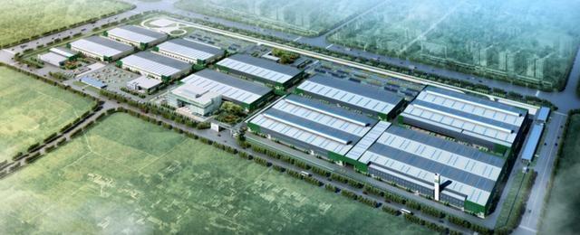 江苏国新新能源乘用车项目鸟瞰图