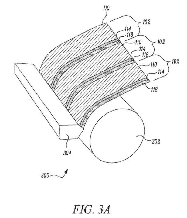 特斯拉在专利申请中发布的相关图纸