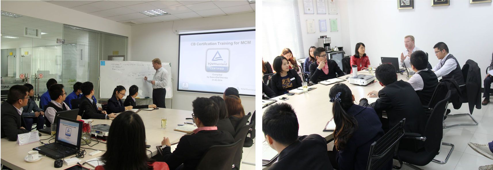 TÜV莱茵大中华区负责人亲自为MCM（邦禾）员工培训