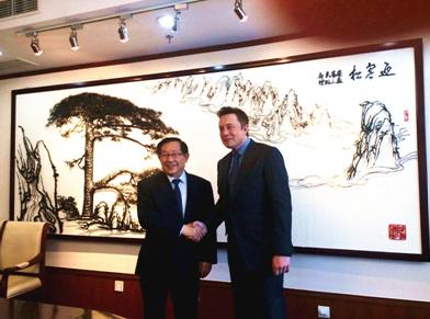 科技部部长万钢会见埃隆•马斯克