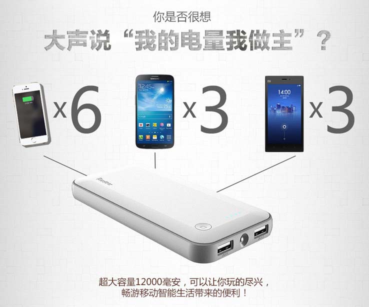 一部普罗米 双“核”芯动力 Besiter普罗米移动电源