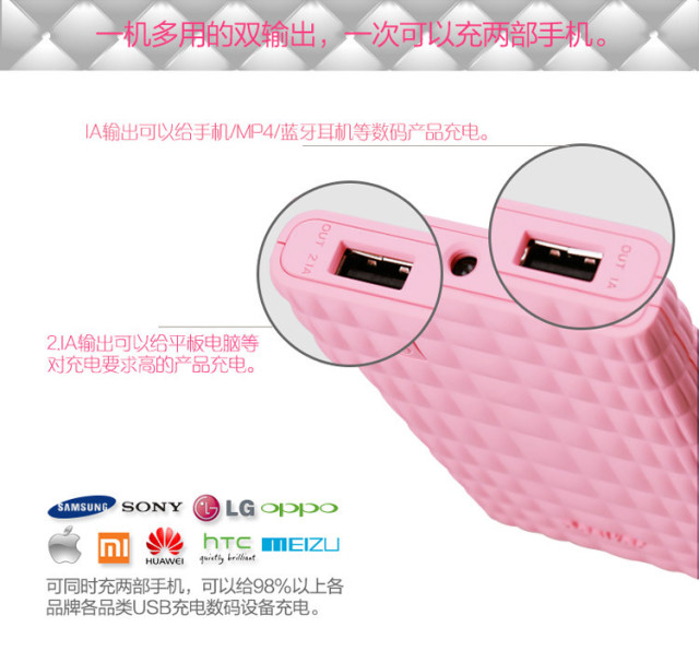 让她心动的神秘大礼 全球最受欢迎女性时尚移动电源