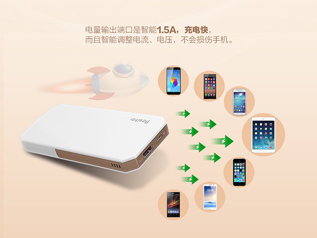 一机在手说走就走 倍斯特慕斯卡移动电源