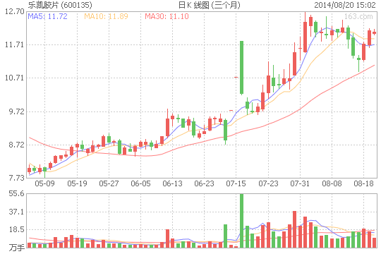 乐凯胶片:主业疲软,积极转型新能源