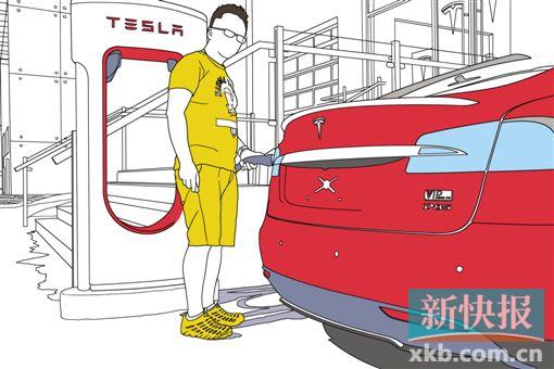 王炳泉：特斯拉自带3G网络 可用手机远程控制汽车