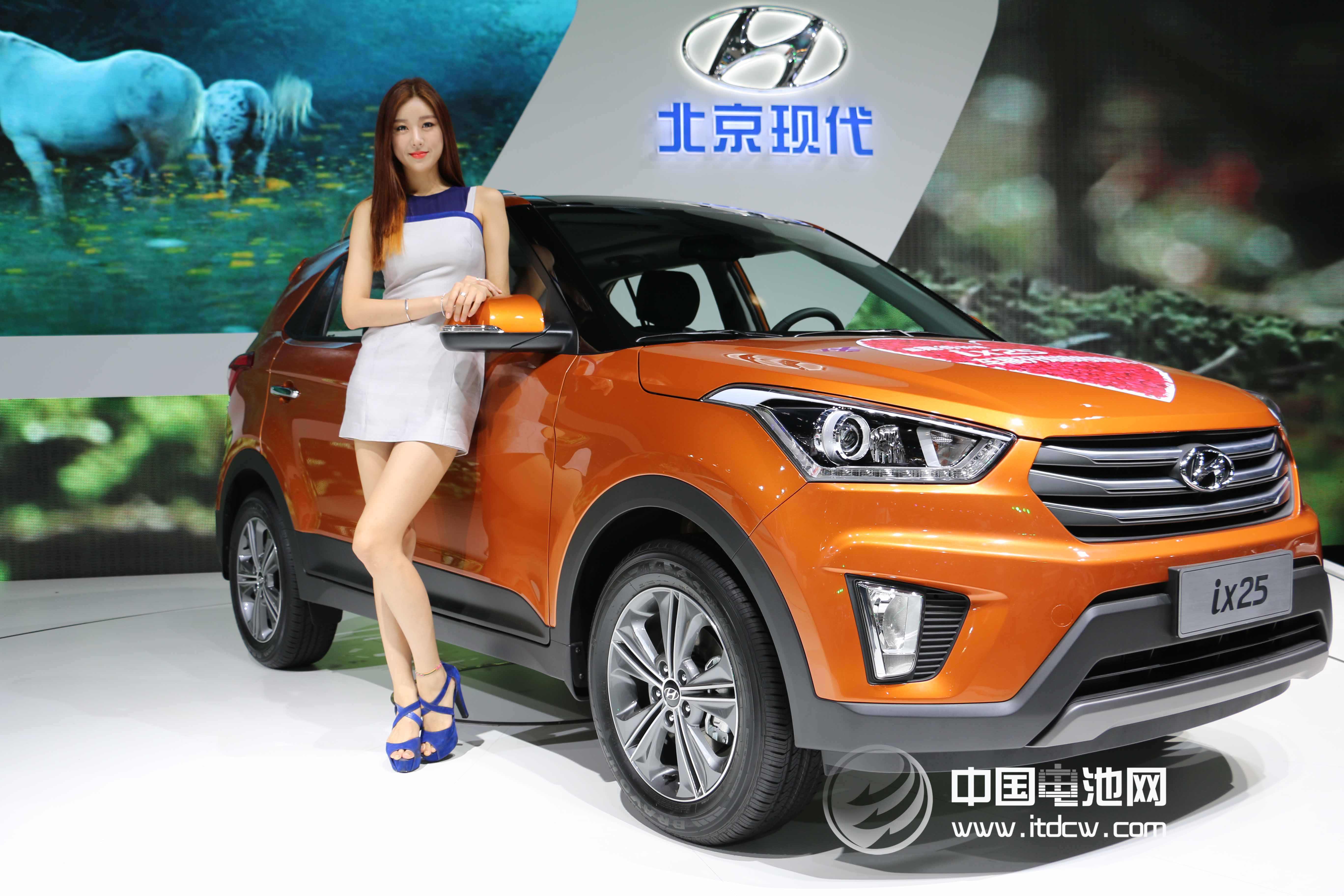 北京现代汽车 展位