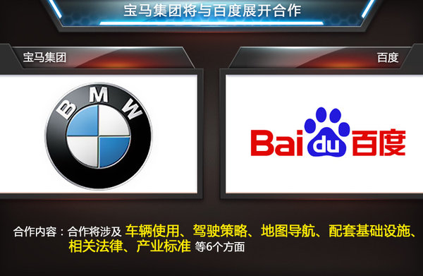宝马，百度牵手合作：研发自动驾驶涉及6大项目
