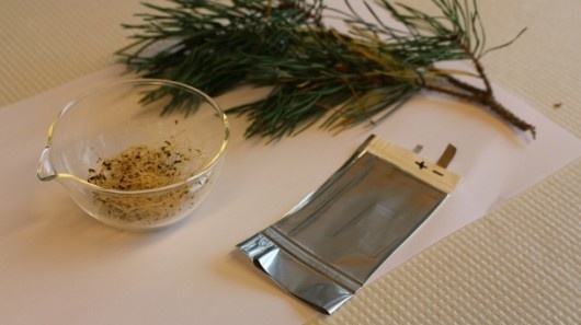 废电池回归：苜蓿种子和树脂混合打造环保可再生电池