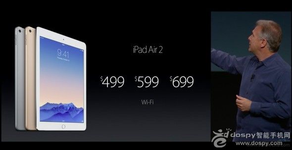 薄至6.1mm 苹果发布iPad Air 2平板电脑