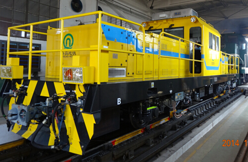 青岛地铁3号线车辆段电力蓄电池工程维护车完成验收