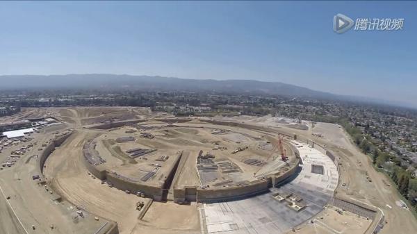 苹果公司新总部首次亮相   外形貌似宇宙飞船