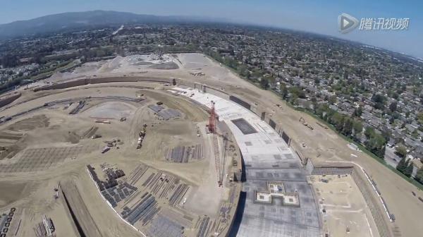 苹果公司新总部首次亮相   外形貌似宇宙飞船