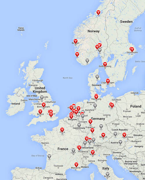 特斯拉欧洲销售点分布图.jpg