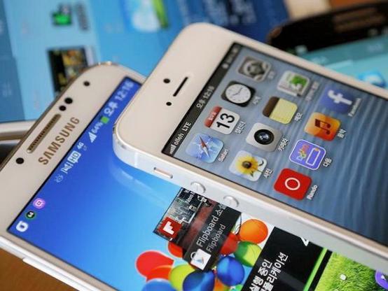 谷歌与苹果之间的智能手机大战