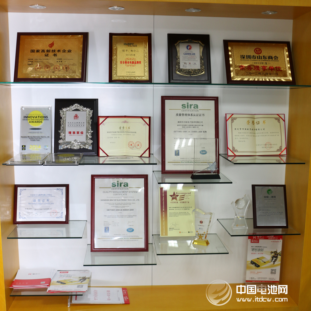 中国电池网于清教一行调研考察电小二移动电源