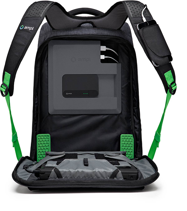 “AMPL”一款智能化的充电背包 随时随地有电