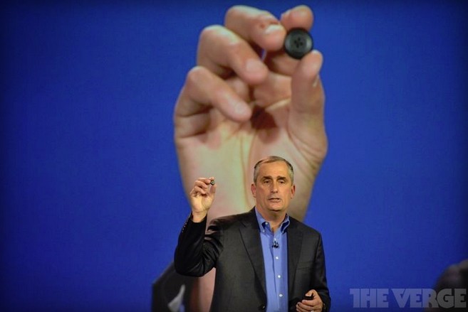 英特尔在CES发布纽扣大小的可穿戴模块Curie