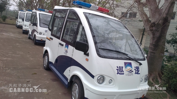 海南海口美兰国际机场首批环保纯电动车投入使用