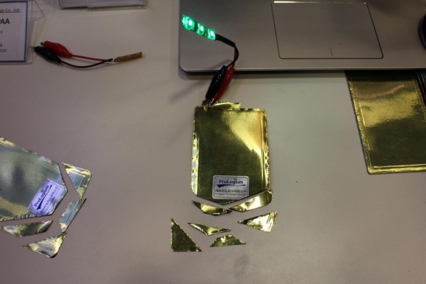 台湾辉能科技推出新型软性锂电池材料