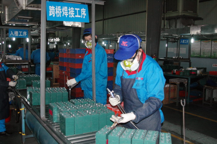 超威电源完成铅蓄电池内化成工艺技术改造