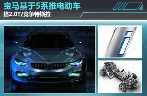 宝马基于5系推电动车 搭2.0T/竞争特斯拉 宝马基于5系推电动车 搭2.0T/竞争特斯拉