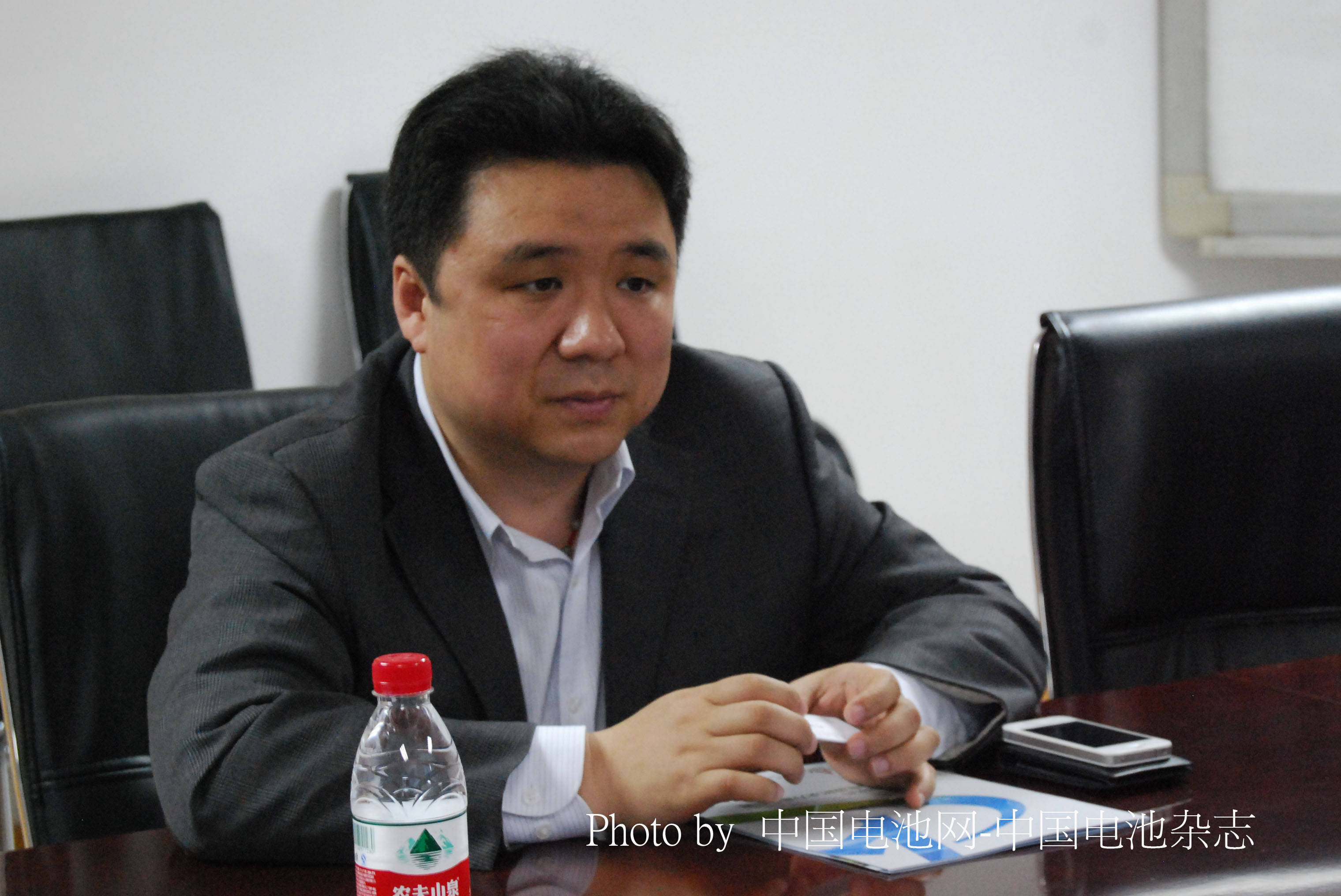 环宇集团总裁 程志杰 中国电池网资料图片