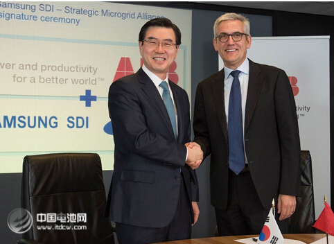 ABB携手三星电机 锂电池储能技术拓全球微电网市场 