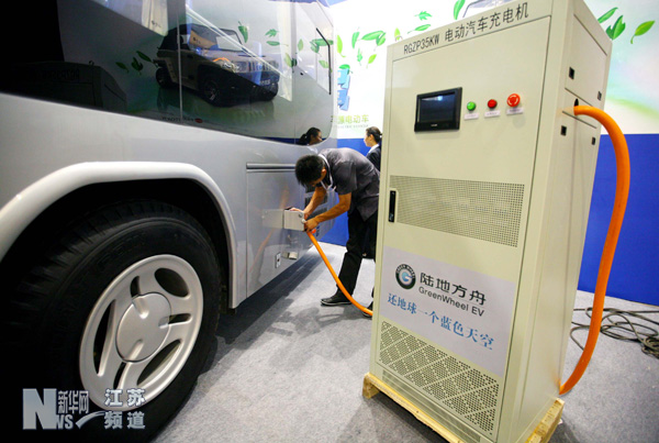 江苏省13个省辖市合力推广新能源汽车 2015年目标1万辆