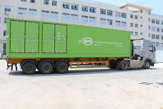 比亚迪US2202项目集装箱储能系统再次出货美国