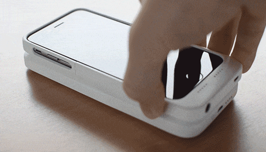 磁吸式无线移动电源：可“黏”着手机四处跑