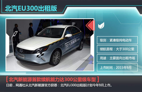 比亚迪年内推纯电动出租车  竞争北汽EU300电动车