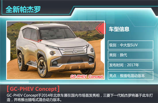 三菱发力新能源  3款插电混合动力车型将推出