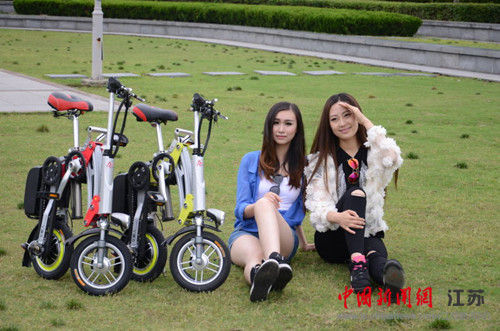 低碳环保新能源 无锡电动车厂研发1秒折叠电动车